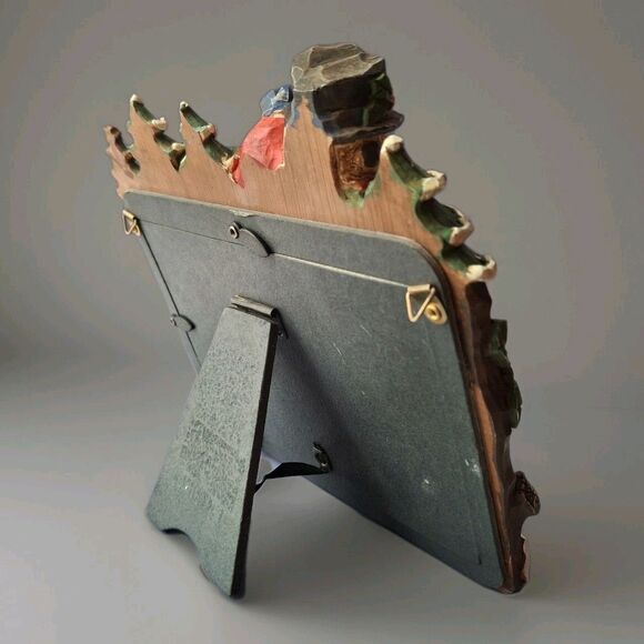 Prinz Christmas picture frame 4" x 6" Trees Snowman Cardinal Excellent condition - Picture 6 of 9